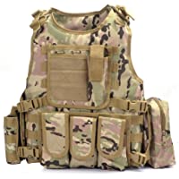 Los mejores  - Yakeda® Army-Fans -Chaleco táctico Cs para el aire libre- juego de chaleco cosplay de Counter Strike Vest-322